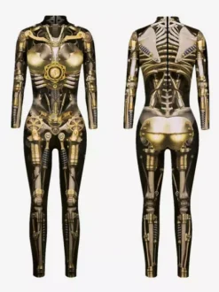 Neon Bodysuit Costumes Costumes 3D Digital Printing Uv Glow Bodysuit Catsuits & Zentai Halloween Cosplay Costume Polyester Halloween