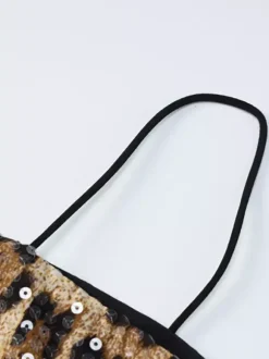 Night Out Dresses Leopard Leopard Print Sleeveless Straps Neck Summer Dress