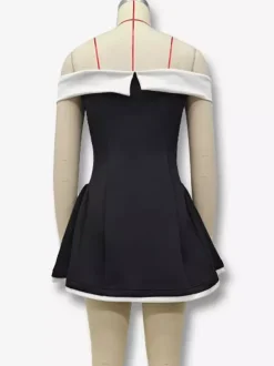 Off-Shoulder Mini Dress Long Sleeves A-Line Sexy Birthday Party Dress For Women 2026