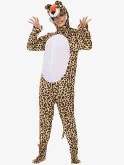 Onesie Kigurumi Pajamas Animal Adult's Leopard Polyester Jumpsuit Kigurumi Costumes