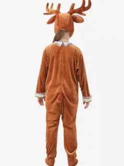 Onesie Pajamas Kigurumi Halloween Animal Kid's Polyester Jumpsuit Hat