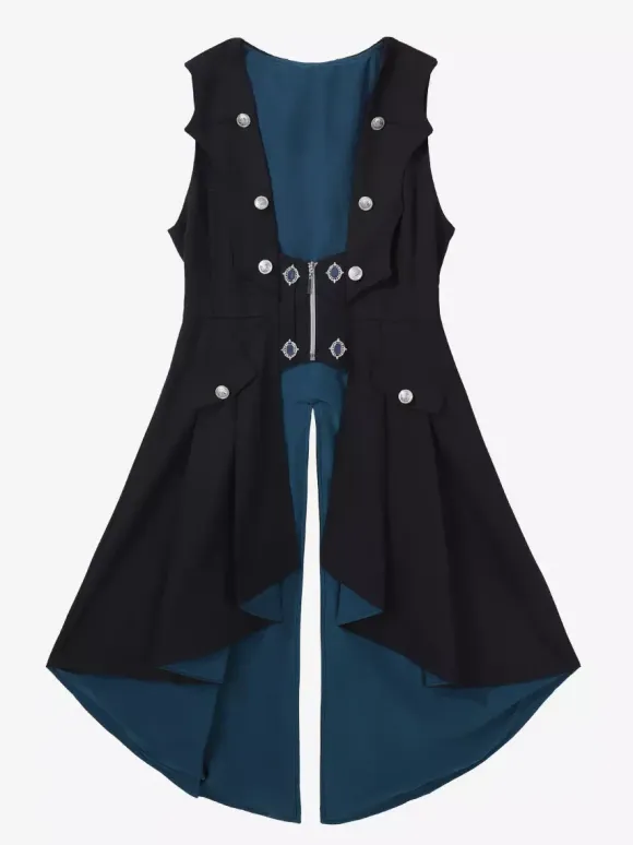 Ouji Prince Lolita Set Black Long Sleeves Gothic Ruffles Lolita Set