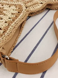 Paper Rope Woven Bag Large Capacity Vacation Shoulder Bag For Women 2026