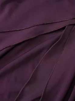 Party Dress Dresses Maxi Purple Strapless Pleated Sexy Semi Formal Summer Dress