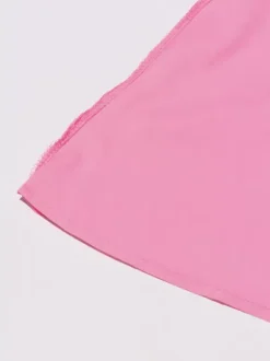 Party Dress Dresses Mini Pink Stand Collar Flowers Sleeveless Casual Semi Formal Dress