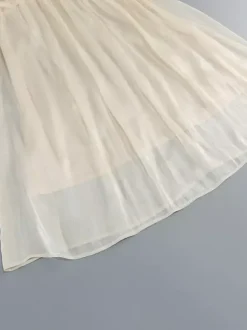 Party Dress Maxi Apricot Strapless Sleeveless Backless Chic Semi Formal Gown