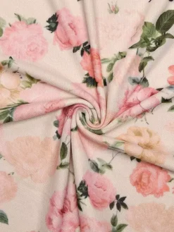 Party Dress Maxi Pink Straps Neck Sleeveless Printed Sexy Semi Formal Dress