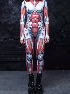 Patterned Zentai Suits Cosplay Costumes Jumpsuit Party Jumpsuits Carnival Woman Zentai Body Clothes Pink Zebra Costume