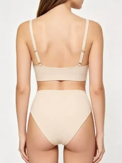 2-Piece Lingerie Brown Bra Panty Sets