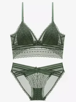 2-Piece Set Lingerie Women Bra And Pantie Lace Underwear