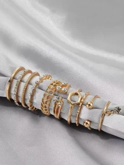 8 Pieces Rings Set For Women 2026