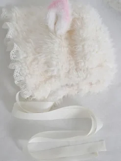 Pink Lolita Hat Ruffles Lace Accessory Lace Polyester Sweet Lolita Hat