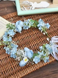 Pink Wedding Flowers Headpieces Bridal Hair Accessories