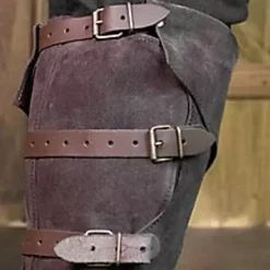 Pirate Boots Steampunk Rivet Kneepads Retro Clothing For Man