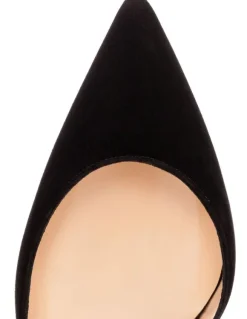 Pointy Toe Heels Solid Color Slip-on High Heels