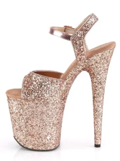 Pole Dance Shoes Sexy Sandals For Woman Hazel Leather Peep Toe Stiletto Sexy Shoes Stripper Shoes