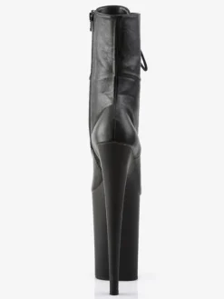 Pole Dance Shoes Women Sexy Boots Round Toe Zipper Zipper Stiletto Heel Rave Club Black Thigh High Boots Over The Knee Boots Stripper Shoes