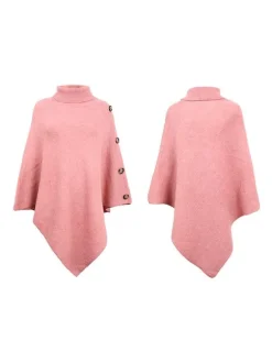 Poncho For Women High Collar Cape Spring Outerwear