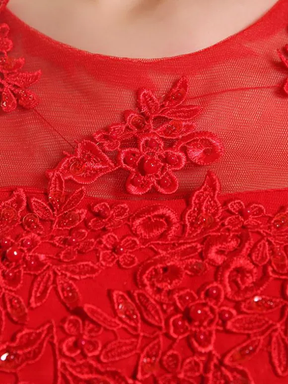 Prom Dresses Soft Pink Lace Applique Evening Dresses Chiffon Sleeveless Sash Floor Length Formal Gowns Wedding Guest Dresses