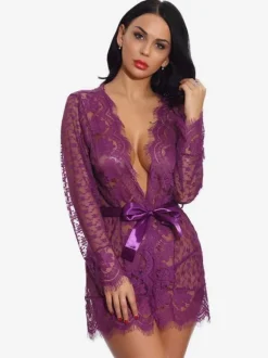 Robes Sash Sheer Lingerie