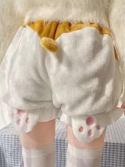 ROCOCO Style Lolita Bloomers Ruffles White Lolita Pant