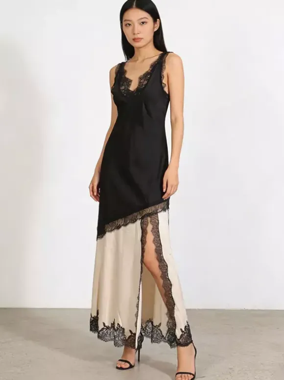 Romantic Black Chiffon Gown For Special Events