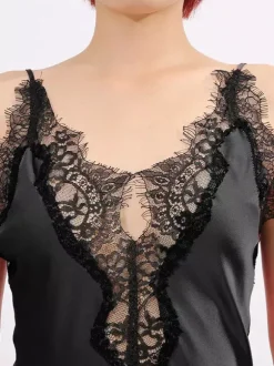 Romantic Black Chiffon Gown For Special Events