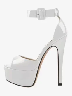 Sexy Heel Sandals Platform Open Toe Ankle Strap Stripper Heels