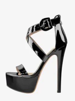 Sexy High Heel Sandals Platform Criss Cross Stiletto Heel Sandal Shoes