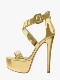 Sexy High Heel Sandals Platform Criss Cross Stiletto Heel Sandal Shoes