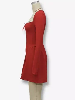 Sexy Mini Dress Long Sleeve A-Line Dress For Women 2026