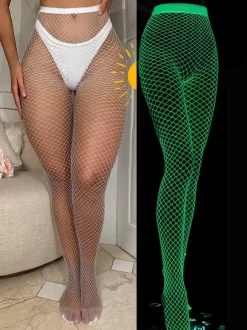 Sexy Nylon Hosiery Cut Out High Waist Pantyhose
