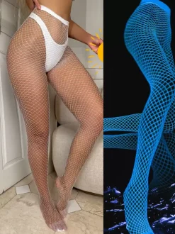 Sexy Nylon Hosiery Cut Out High Waist Pantyhose