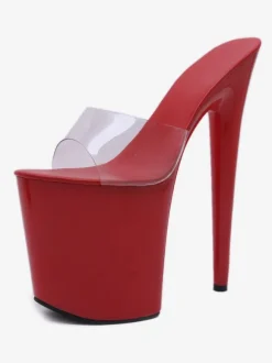 Sexy Pole Dance Shoes PlatformOpen Toe High Heel Sexy Sandals Stripper Shoes