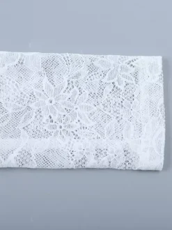 Sexy Sheer Lace Women's Crop Top - Deep V-Neck Long Sleeve Slim Fit - Coquette Style Night Out Clubwear 2026