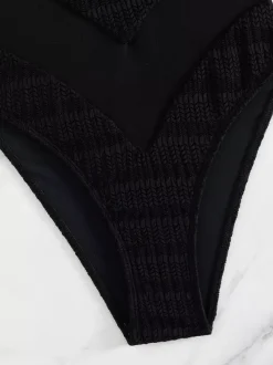 Sexy One Piece Swimsuit With Cut Out V-Neck Monokini For Women 2026