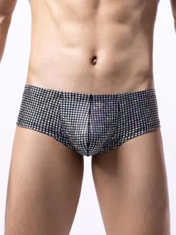 Sexy Panties For Men Black Polyester Brief Clothes Men's Lingerie