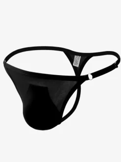 Sexy Panties For Men Nylon Black Adjustable Straps Tanga Men Lingerie