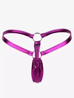 Sexy Thong G String T Back Leather Underwear