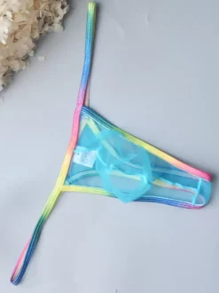 Sheer See Through String Male Sexy Panties Pouch Thongs Men Briefs Lingerie