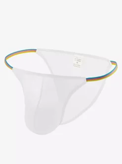 Sheer See Through String Male Sexy Panties Pouch Thongs Men Briefs Lingerie