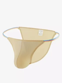 Sheer See Through String Male Sexy Panties Pouch Thongs Men Briefs Lingerie
