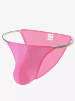 Sheer See Through String Male Sexy Panties Pouch Thongs Men Briefs Lingerie