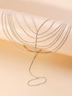 Simple Foot Chain Layered Loop Link Beach Vacation Foot Chains
