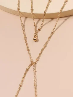 Simple Necklace Ball Pendant Minimalistic Necklace