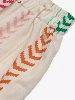 Skirts Apricot Bohemian Stripes Summer Mid-calf Length Women's Bottoms