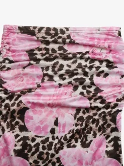 Skirts Brown Clothes Raised Waist Sexy Summer Long Women's Bottoms