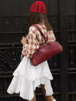 Skirts White Raised Waist Elegant Mini Women's Bottoms