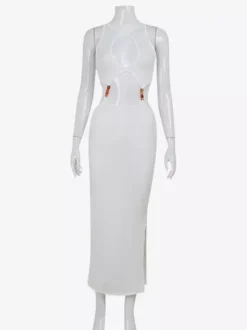 Sleeveless Sexy Cutout Maxi Club Dress For Night Out 2026