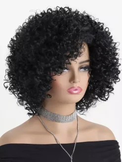 Small Curly Short Hair Daily Synthetic Wigs For Women 2026